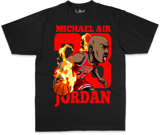 MICHAEL JORDAN NBA Cartoon Heavyweight & Oversized Shirt