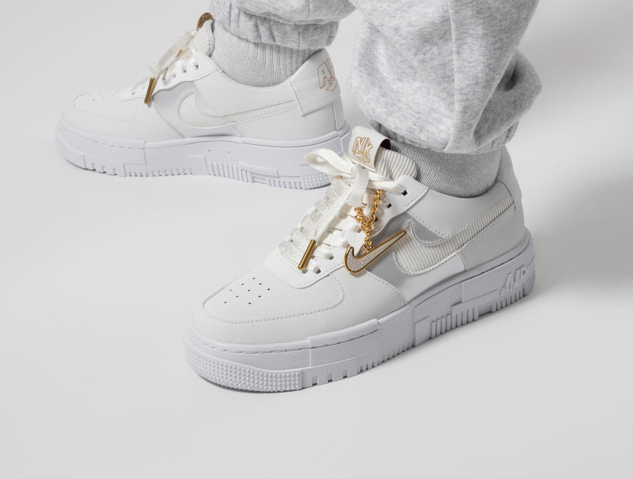 Air Force 1 Pixel 'White Gold Chain'